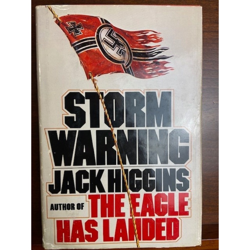 Storm Warning Jack Higgins 1976 Hardcover First Edition 5th Printing WWII Novel